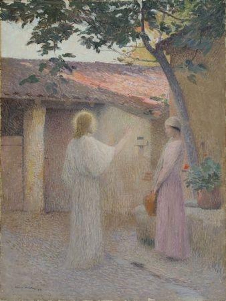 Le Christ et la samaritaine by Henri Jean Guillaume Martin
