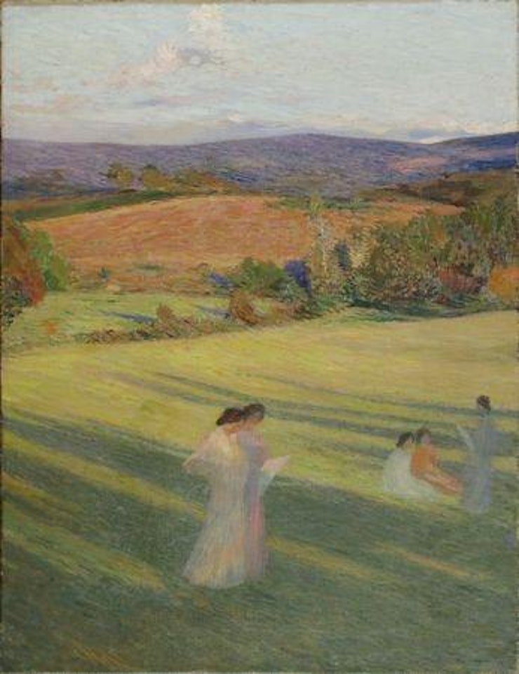 Muses dans un paysage by Henri Jean Guillaume Martin