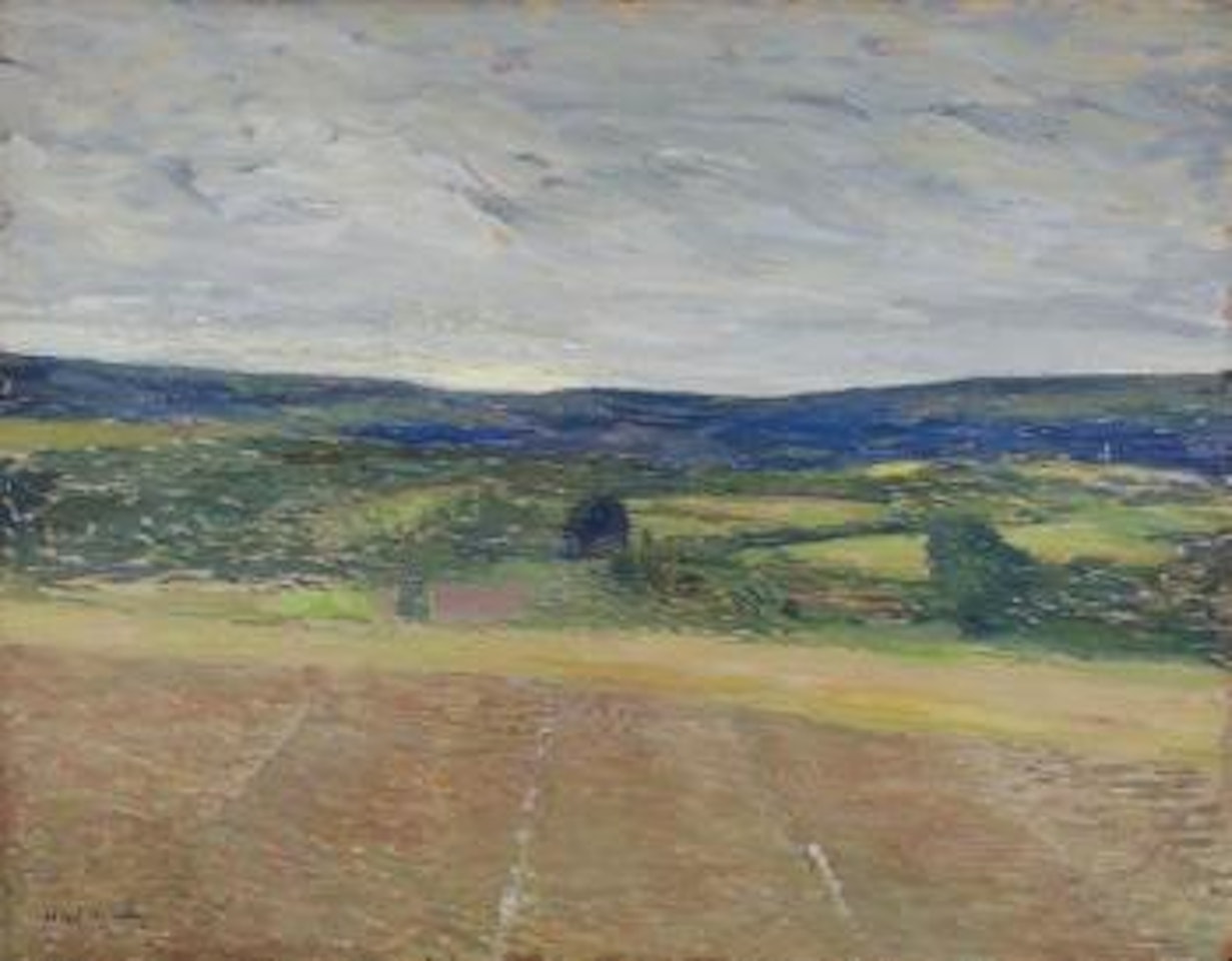 Champs aux collines bleues by Henri Jean Guillaume Martin