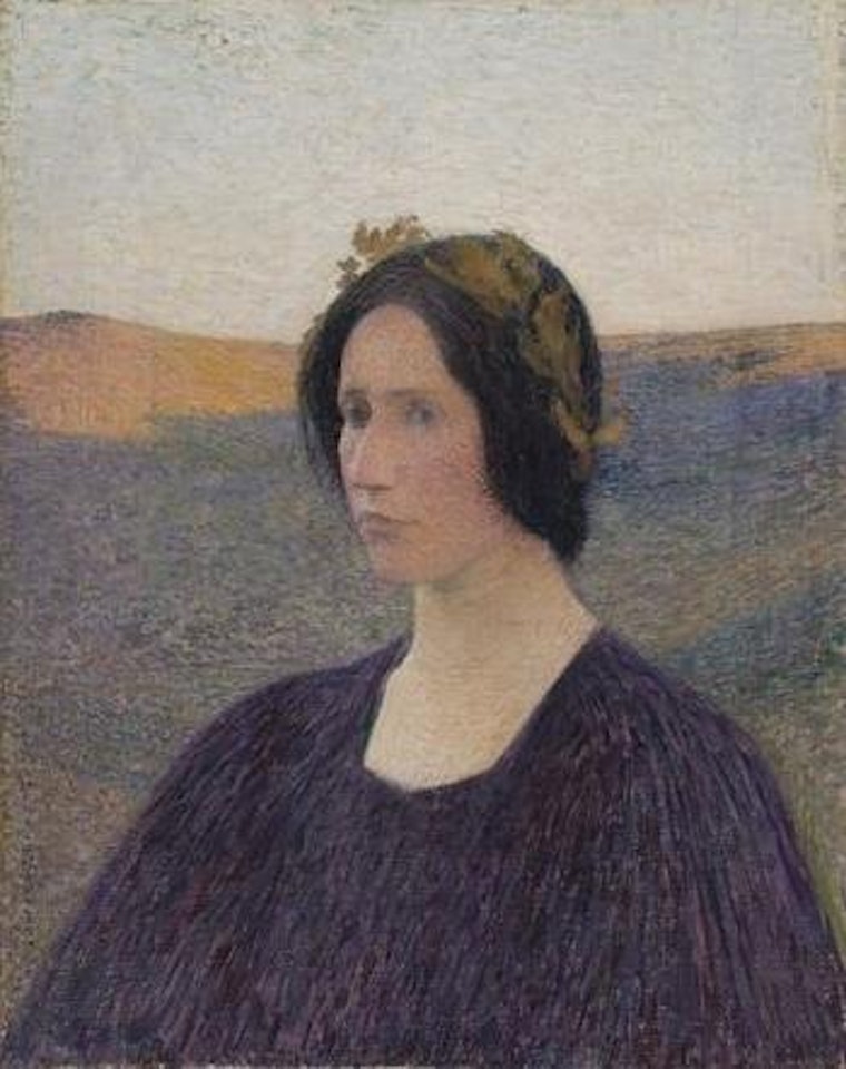 Femme couronnée de lauriers by Henri Jean Guillaume Martin