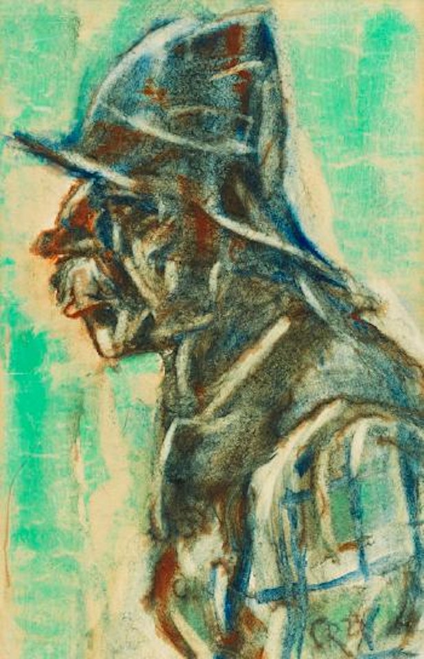 Mann im Profil by Christian Rohlfs