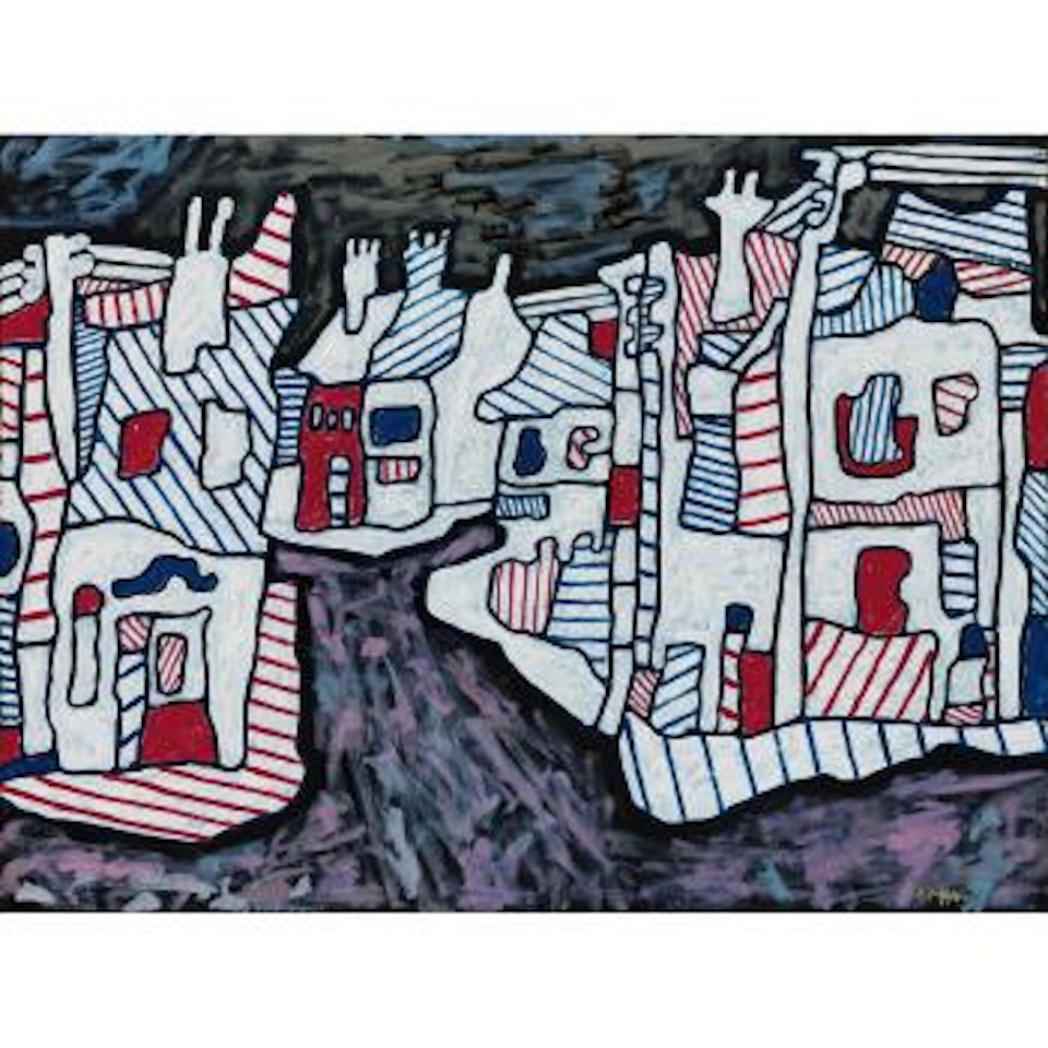 Le Village Fantasque by Jean Dubuffet