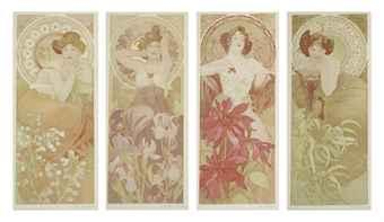 The Precious Stones by Alphonse Mucha