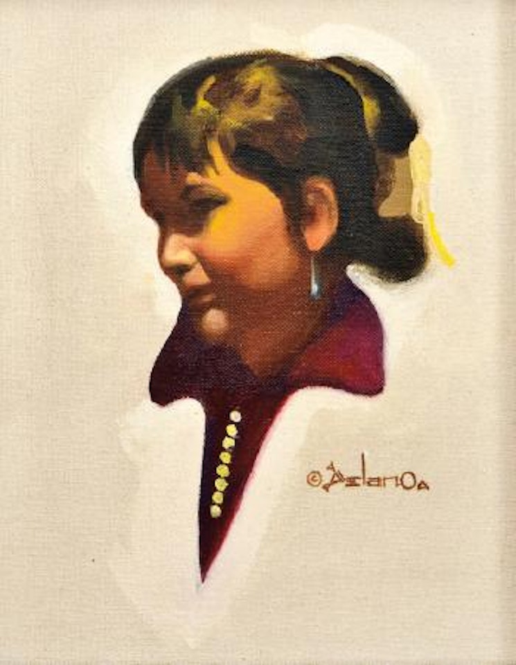 A Navajo girl by Gerard Curtis Delano