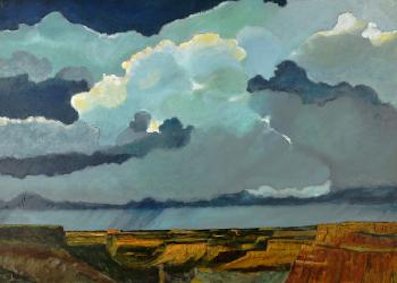 Taos canyon showers by Eric Sloane