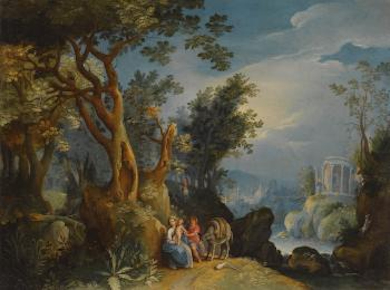 The Rest On The Flight Into Egypt by Paul Bril
