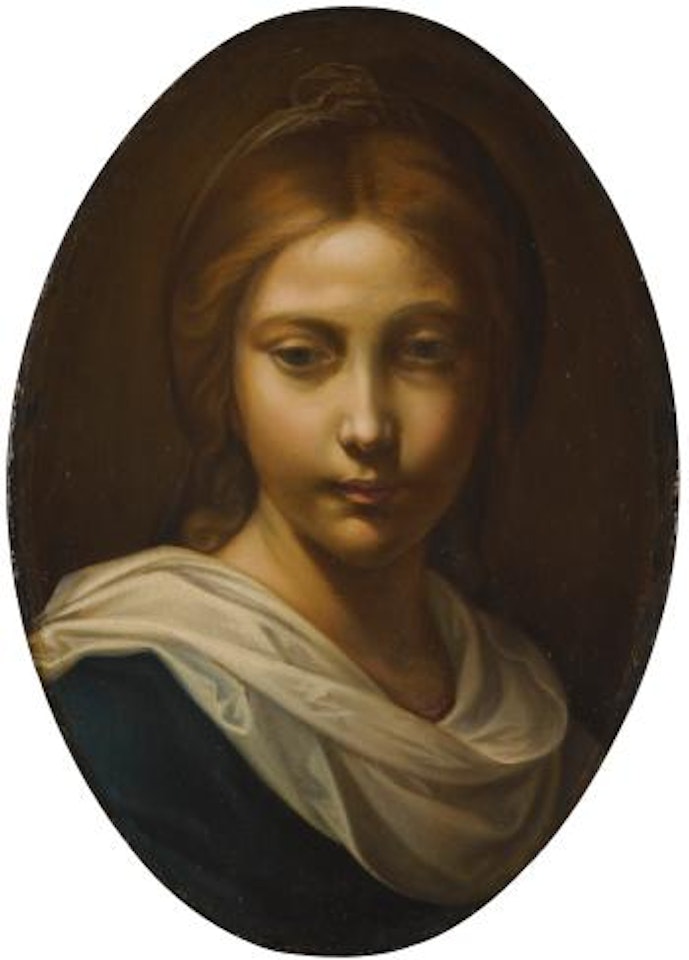A Study Of a Young Lady, Head And Shoulders by Florentine School