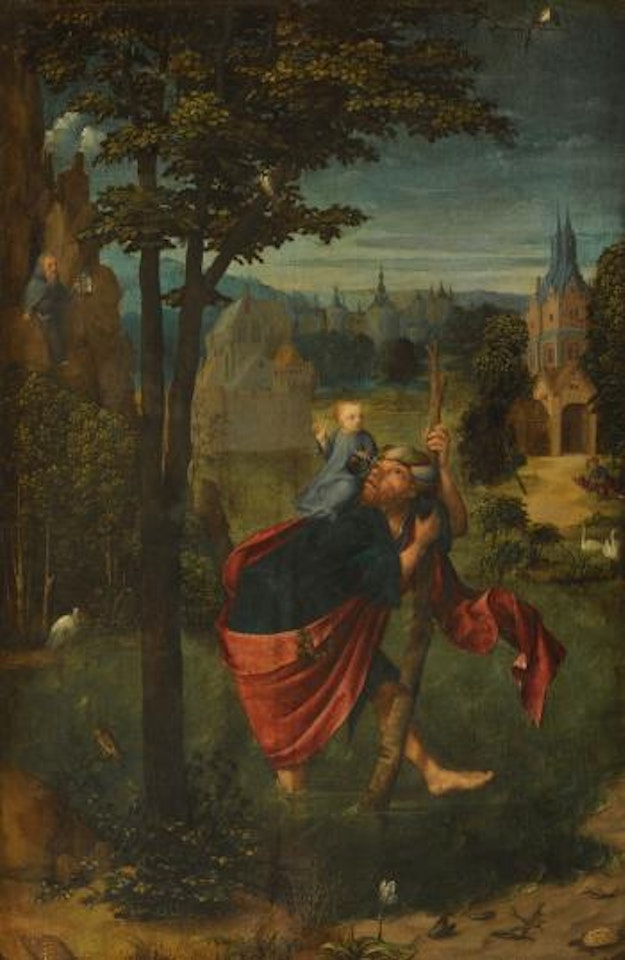St Christopher by Master of Frankfurt