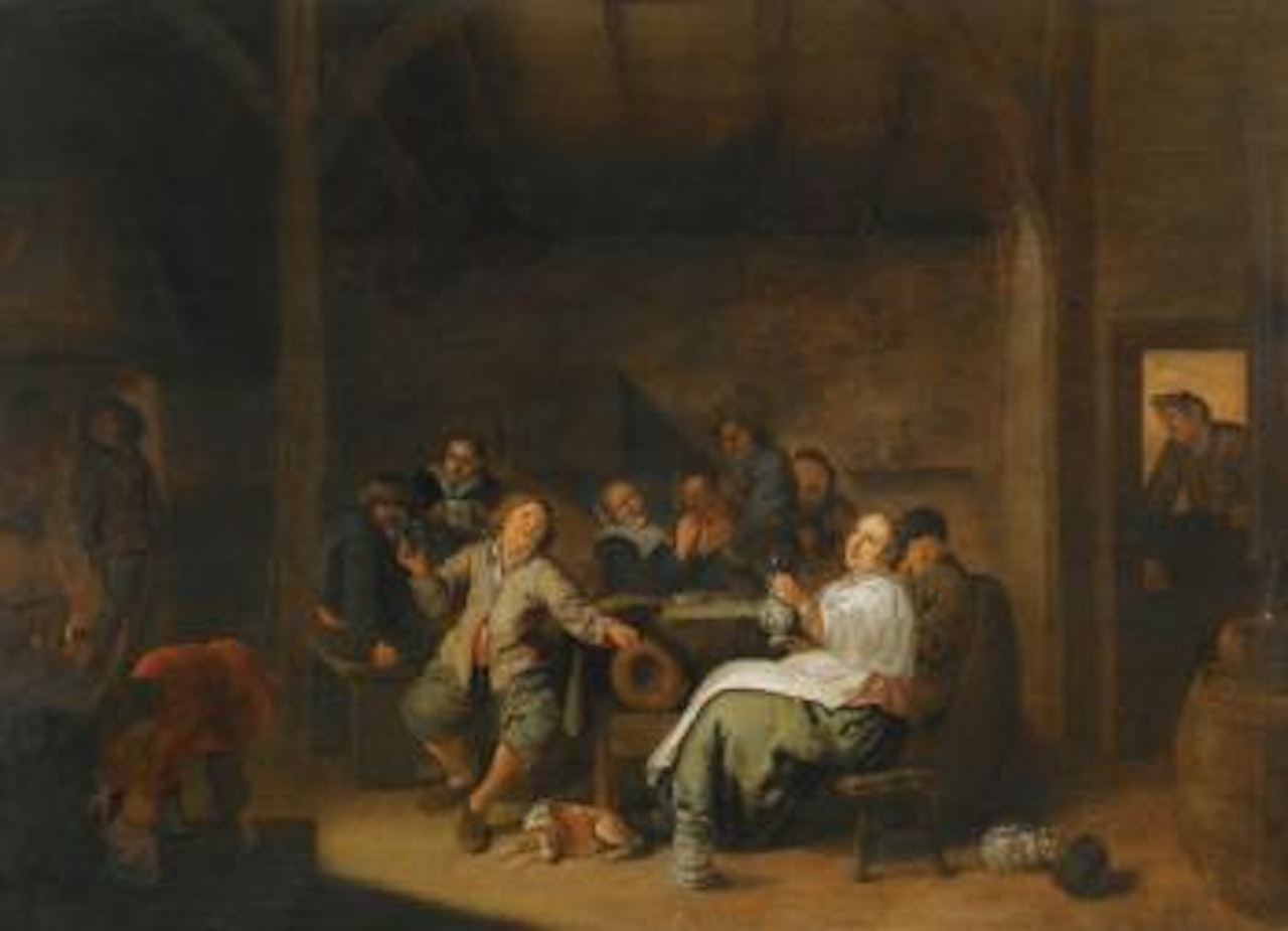 Merry Company In An Inn by Jan Miense Molenaer