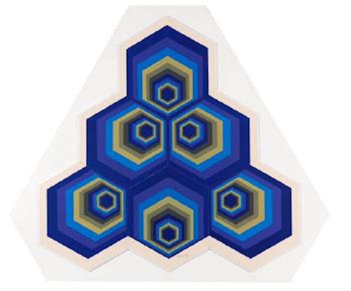Ohne Titel by Victor Vasarely