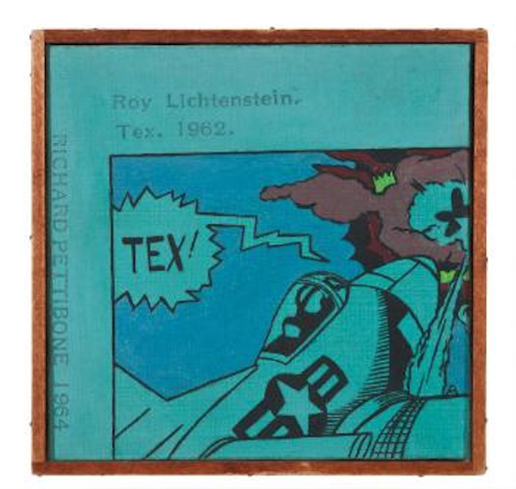 Roy Lichtenstein Tex 1962 by Richard Pettibone