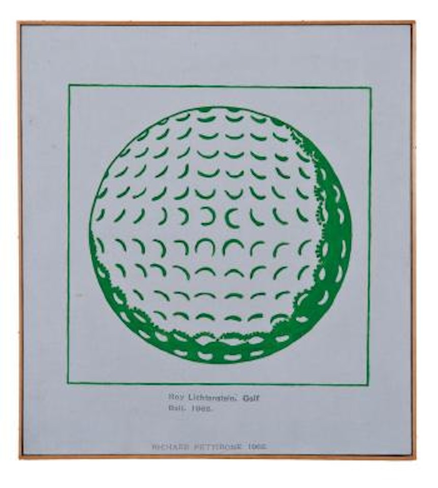 Roy Lichtenstein, Golf Ball, 1962 by Richard Pettibone