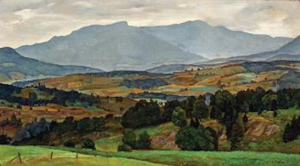 Approach to Mt Mansfield by Luigi Lucioni