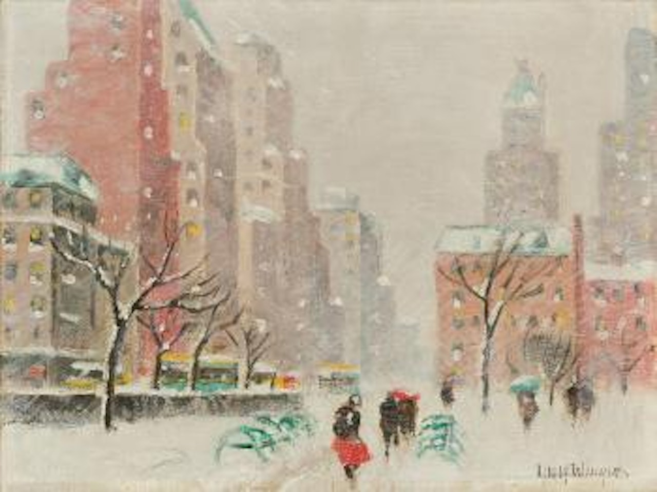 In Central Park by Guy Carleton Wiggins