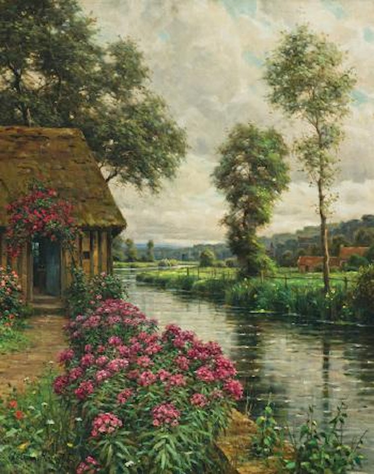 A tranquil setting by Louis Aston Knight