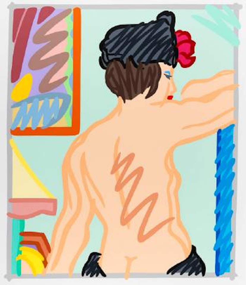 Judy with black hat by Tom Wesselmann