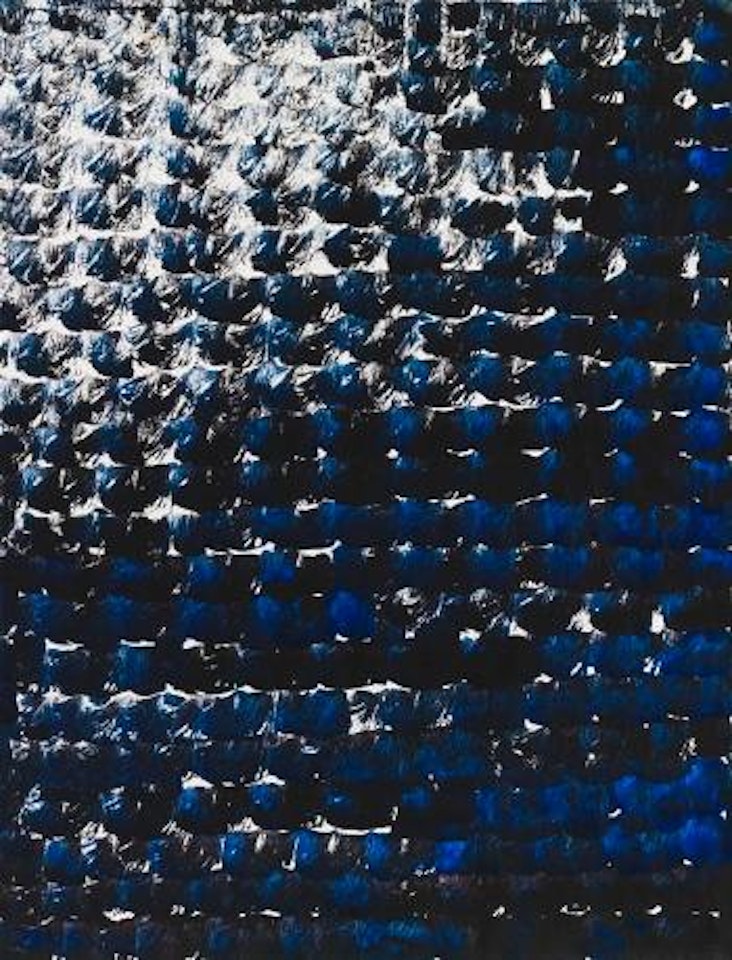 Blau by Herbert Zangs