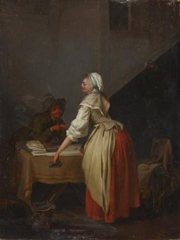 La repasseuse by Louis-Leopold Boilly