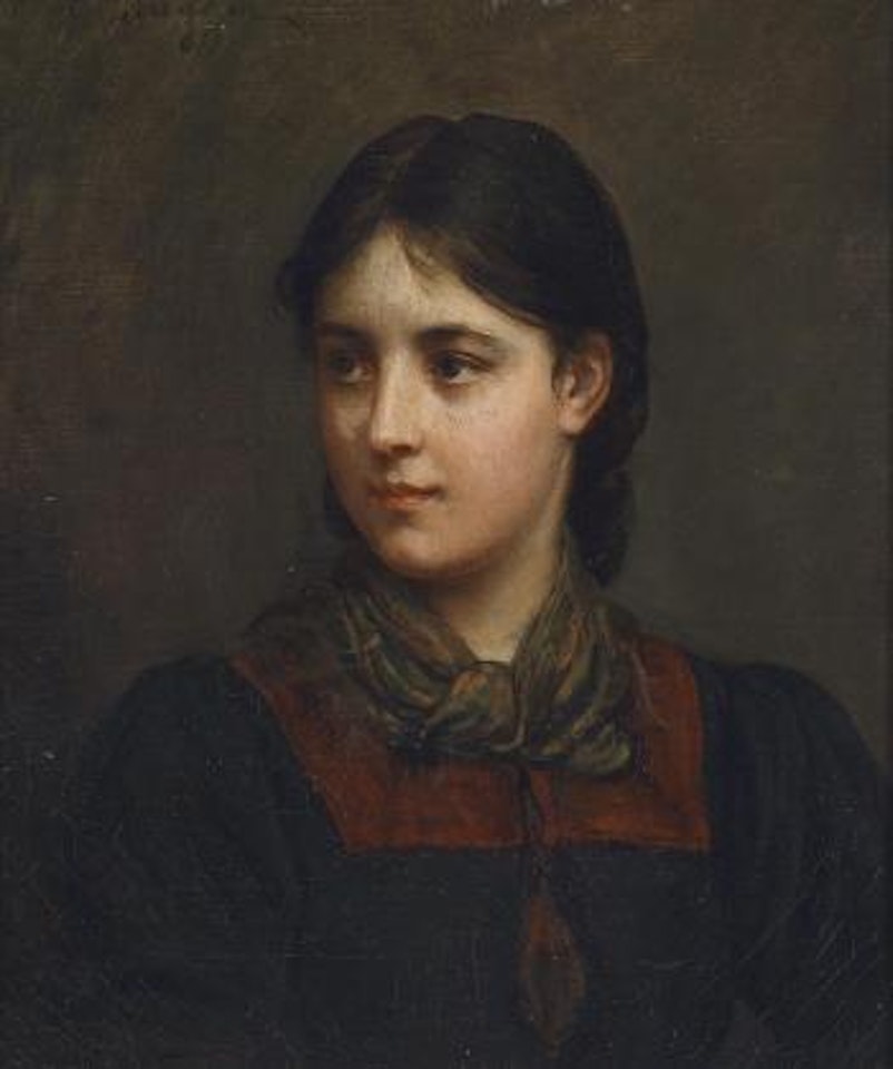 Country girl by Franz von Defregger