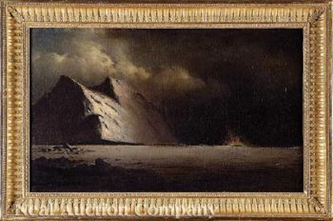 The painter entering the unknown, Greenland by William Bradford
