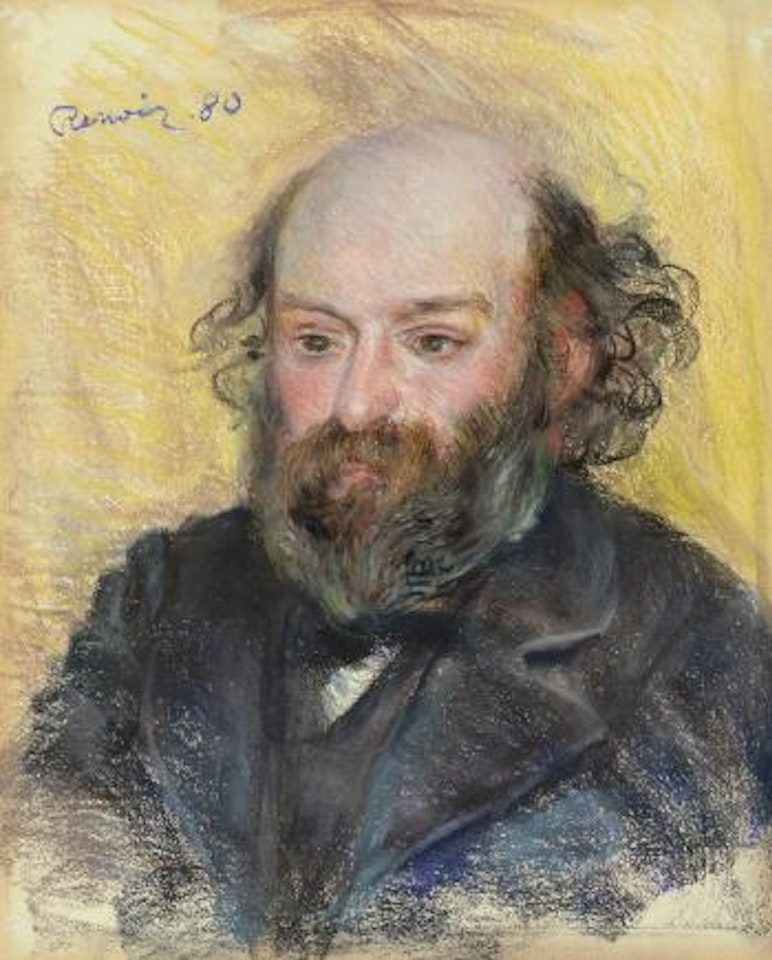 Portrait De Cézanne by Pierre-Auguste Renoir