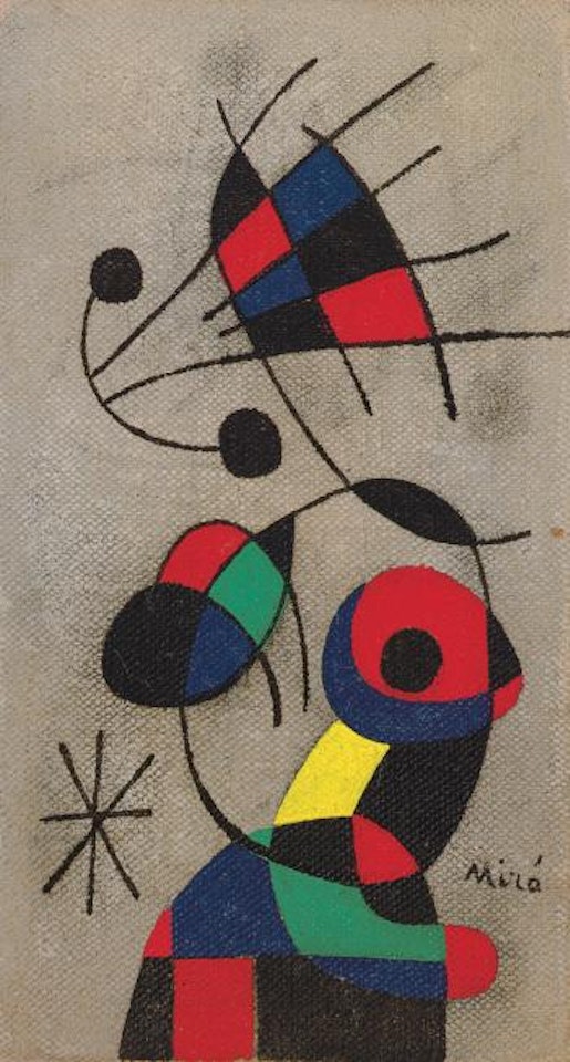 L'oiseau Déploie Son Beau Plumage by Joan Miró