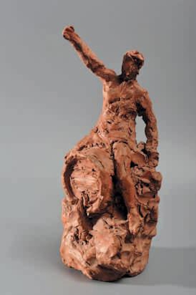 L’homme à cheval sur un tonneau by Jean-Baptiste Carpeaux