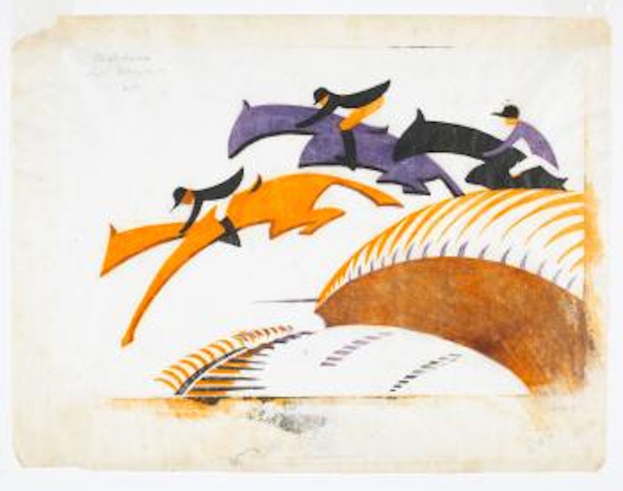 Steeplechasing  (Coppel SA 10) by Sybil Andrews