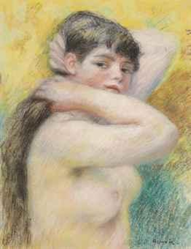 Le torse nu (Jeune fille à sa toilette) by Pierre-Auguste Renoir