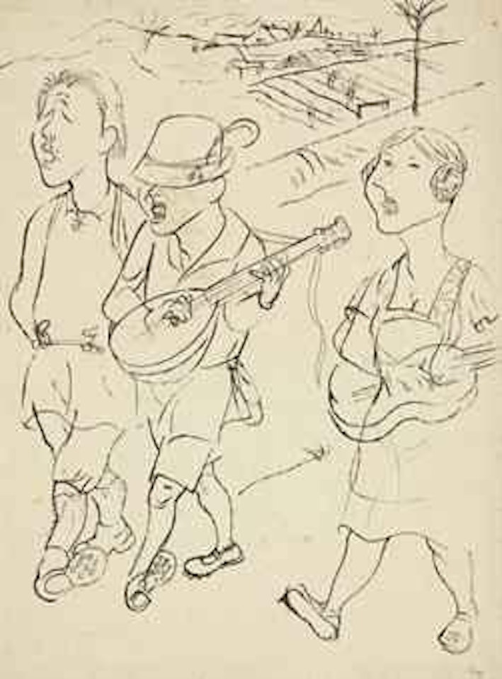 Die Wandervögel by George Grosz