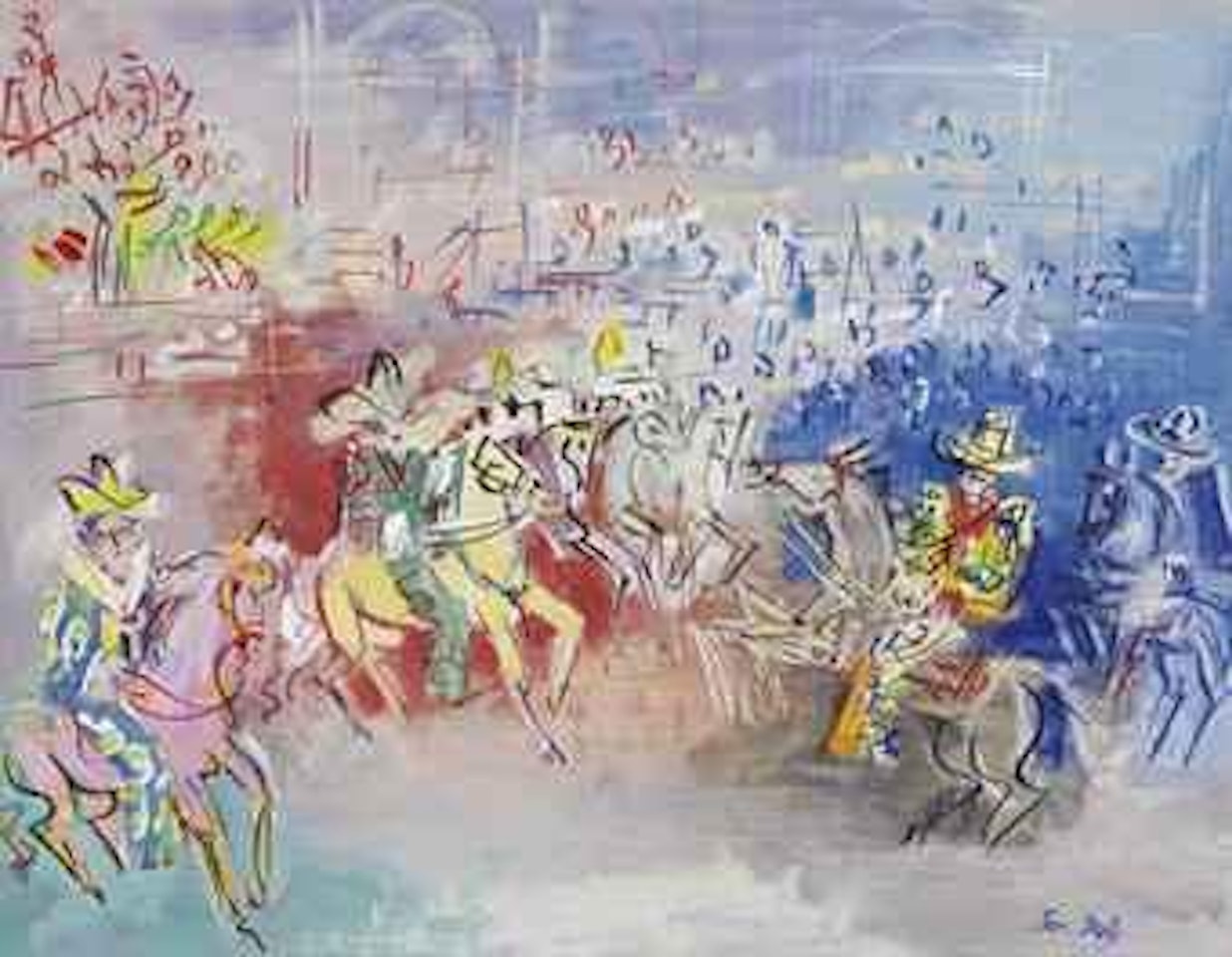 Parade méxicaine by Jean Dufy