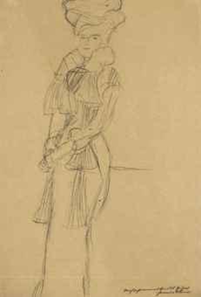 Bildnis Marie Henneberg by Gustav Klimt