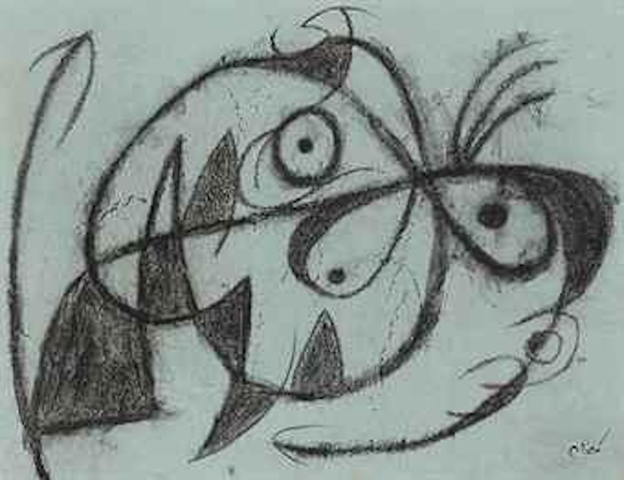 Chien by Joan Miró