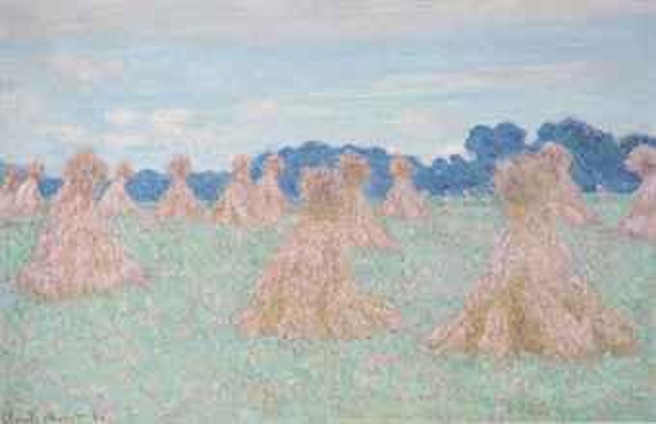 Les demoiselles de Giverny by Claude Monet