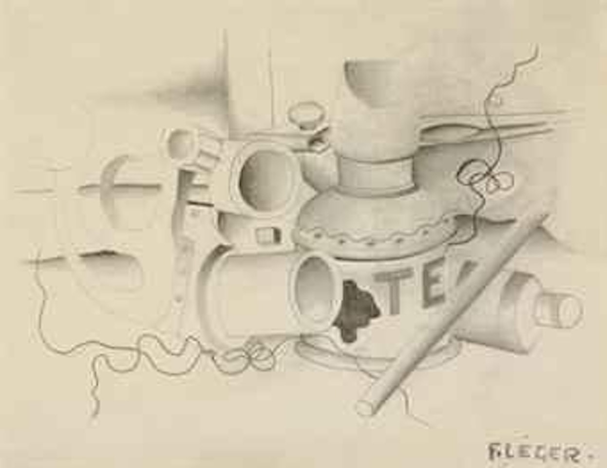 Nature morte by Fernand Leger