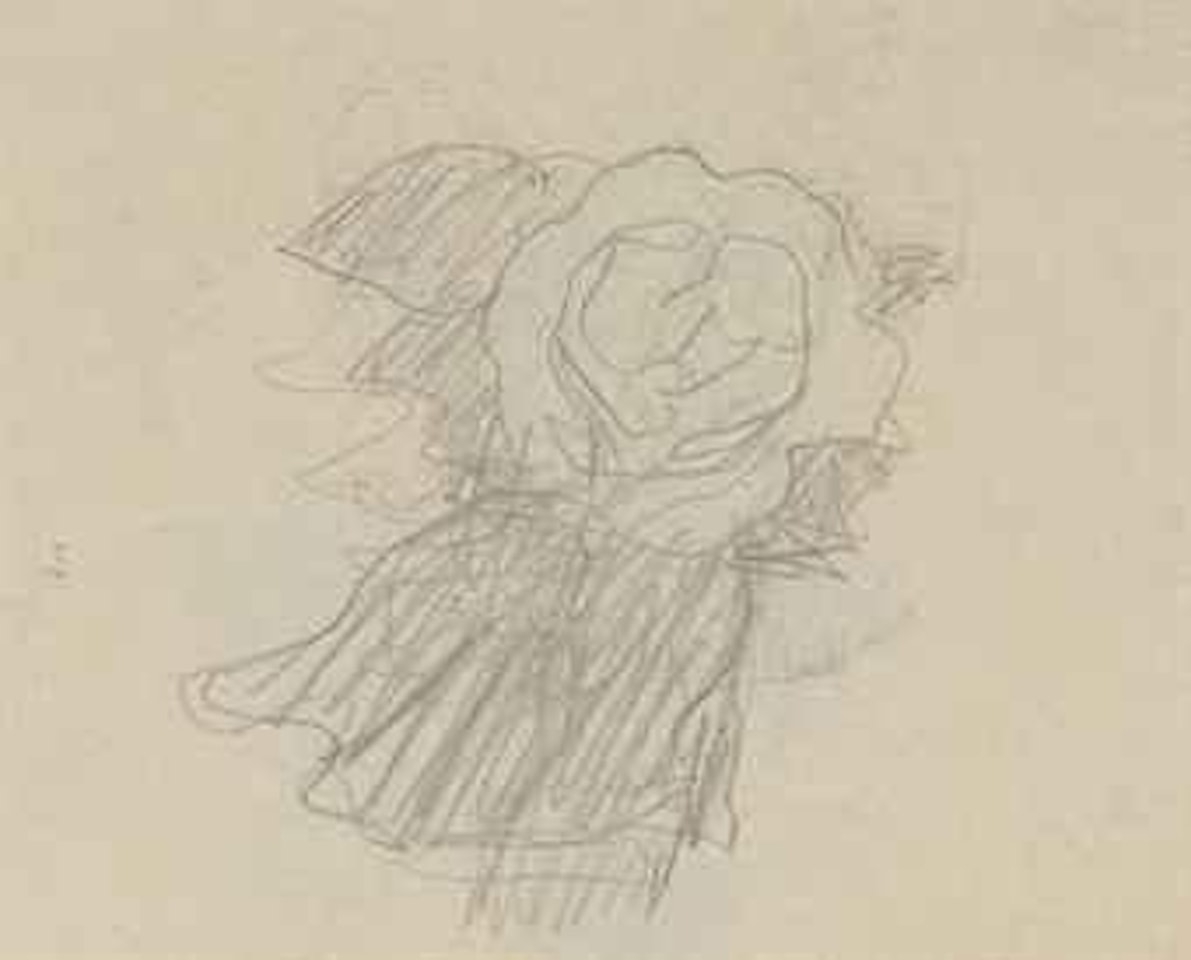 Rose (recto); Etude (verso) by René Magritte