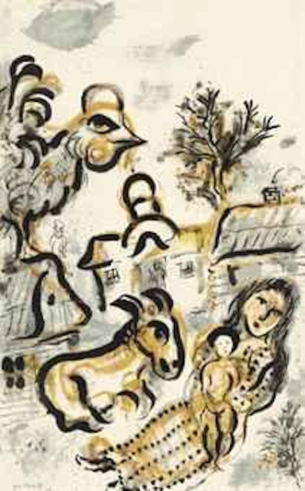 Au village by Marc Chagall