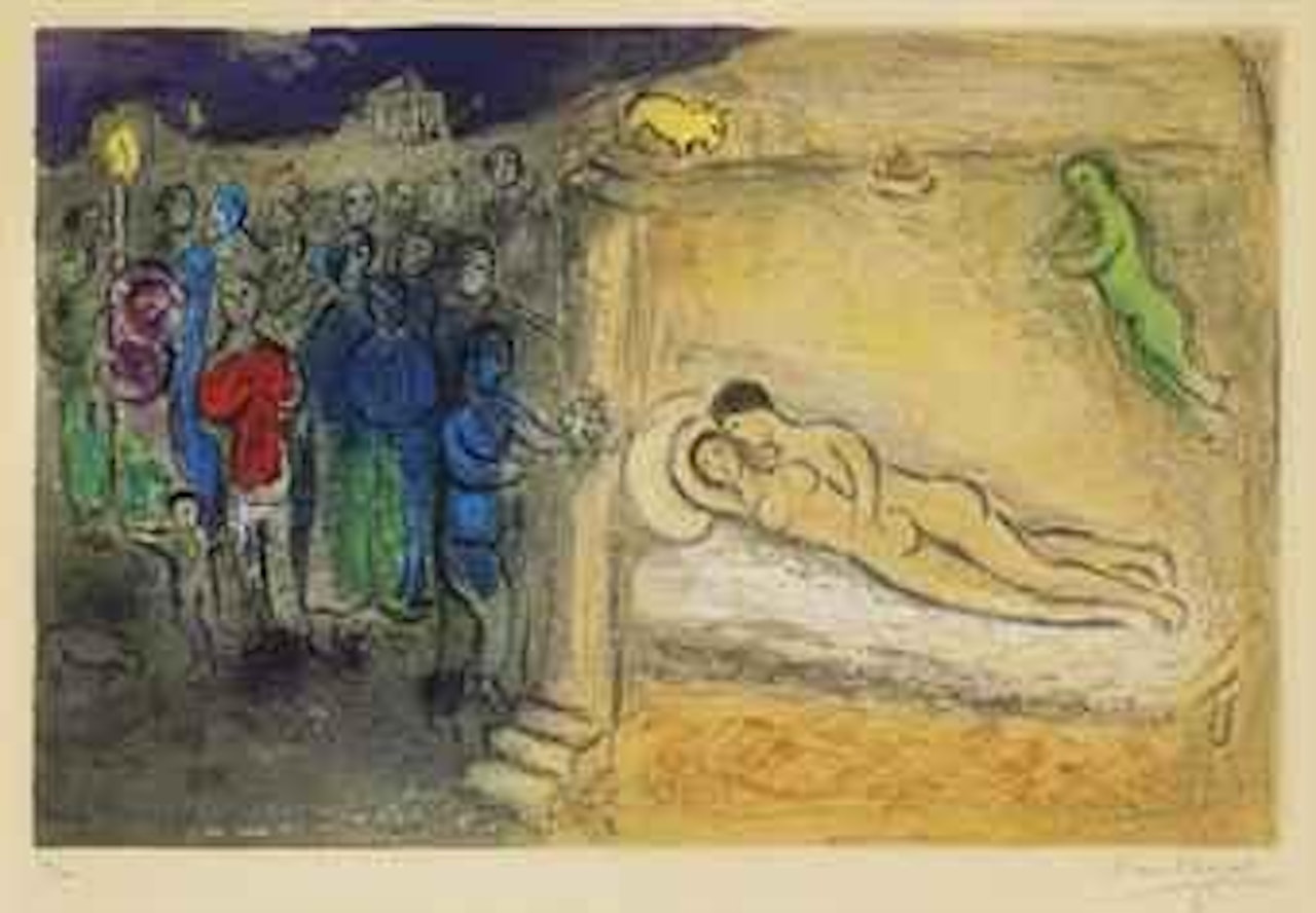 Hyménée, from Daphnis et Chloé (M. 349; see C. books 46) by Marc Chagall