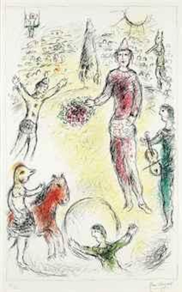 Le Clowns Musiciens (M. 978) by Marc Chagall