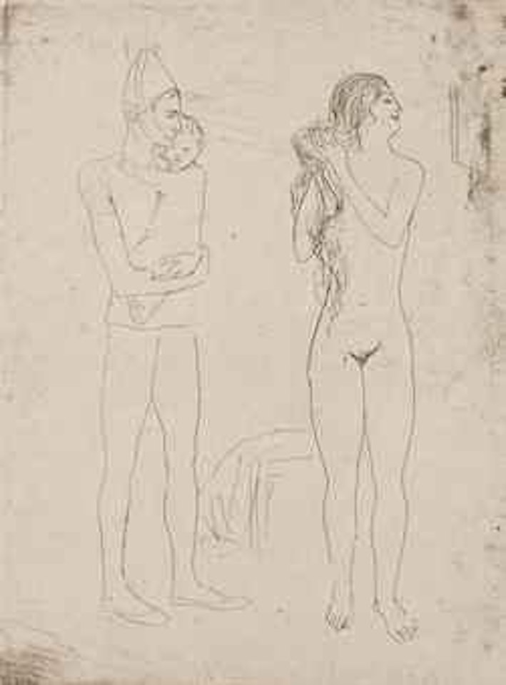 La Toilette de la Mère, from La Suite des Saltimbanques (Bloch 13; Baer 15) by Pablo Picasso