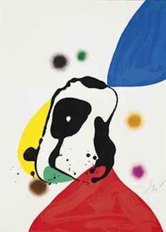 Sur le Fleuve Bleu et Jaune (M. 1105) by Joan Miró