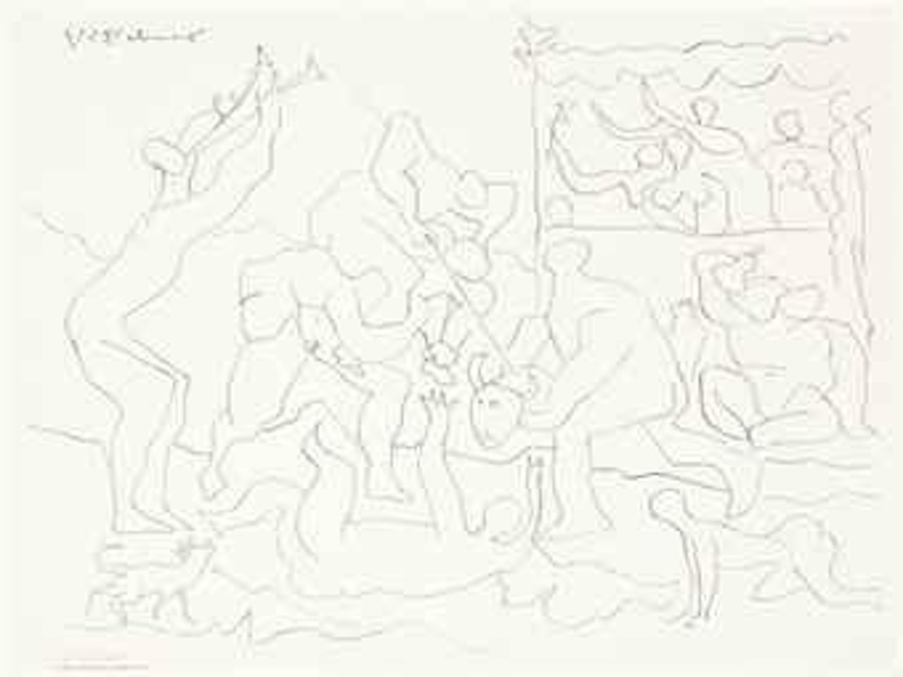 Jeu de la Corrida (B. 832; M. 293) by Pablo Picasso