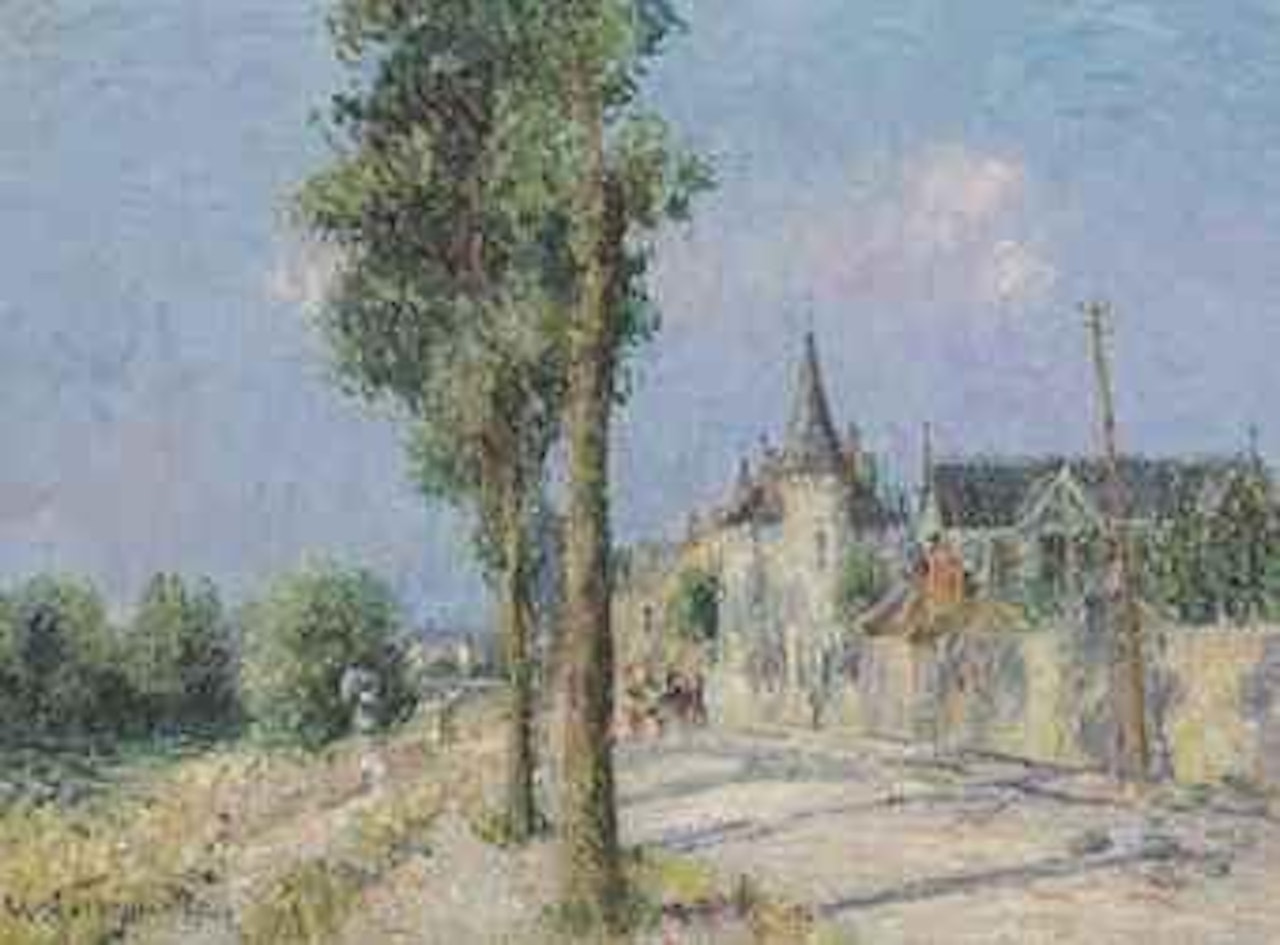 Le Quai de Ponthuis, Pontoise by Gustave Loiseau