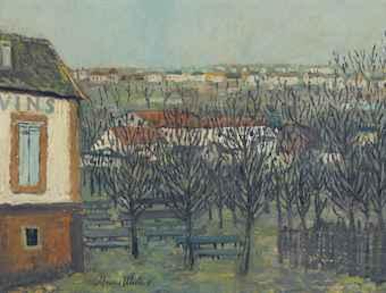 La Butte Pinson à Montmagny by Maurice Utrillo
