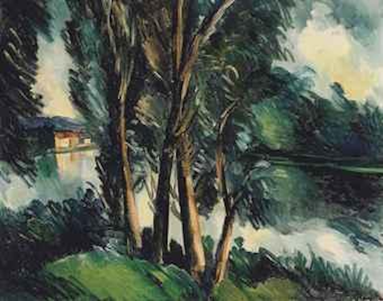 Paysage à la riviére by Maurice de Vlaminck