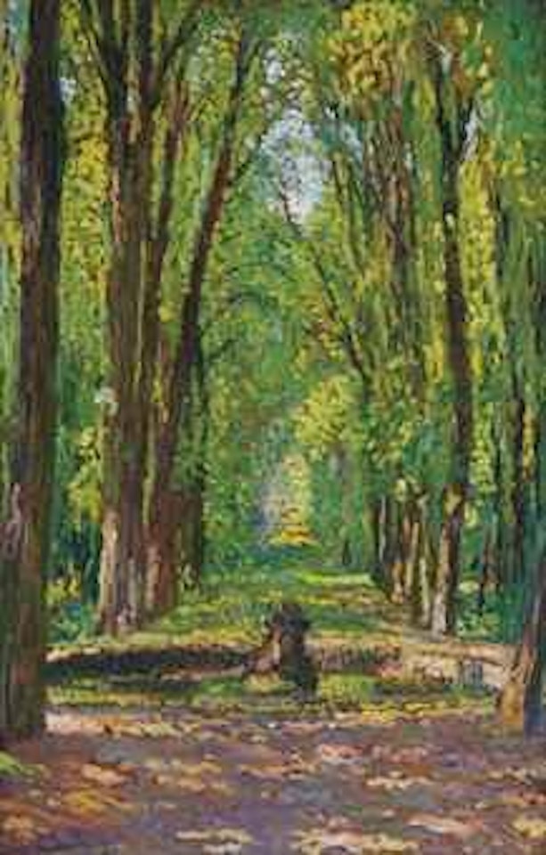 Allée dans le parc du château de Versailles by Henri Jean Guillaume Martin