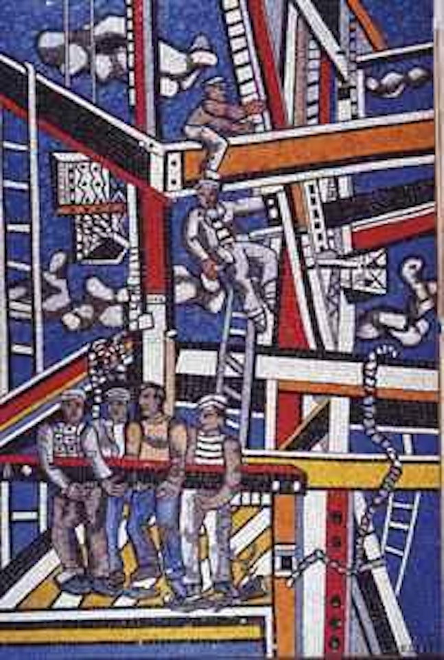Les Constructeurs (Version Finale) by Fernand Leger
