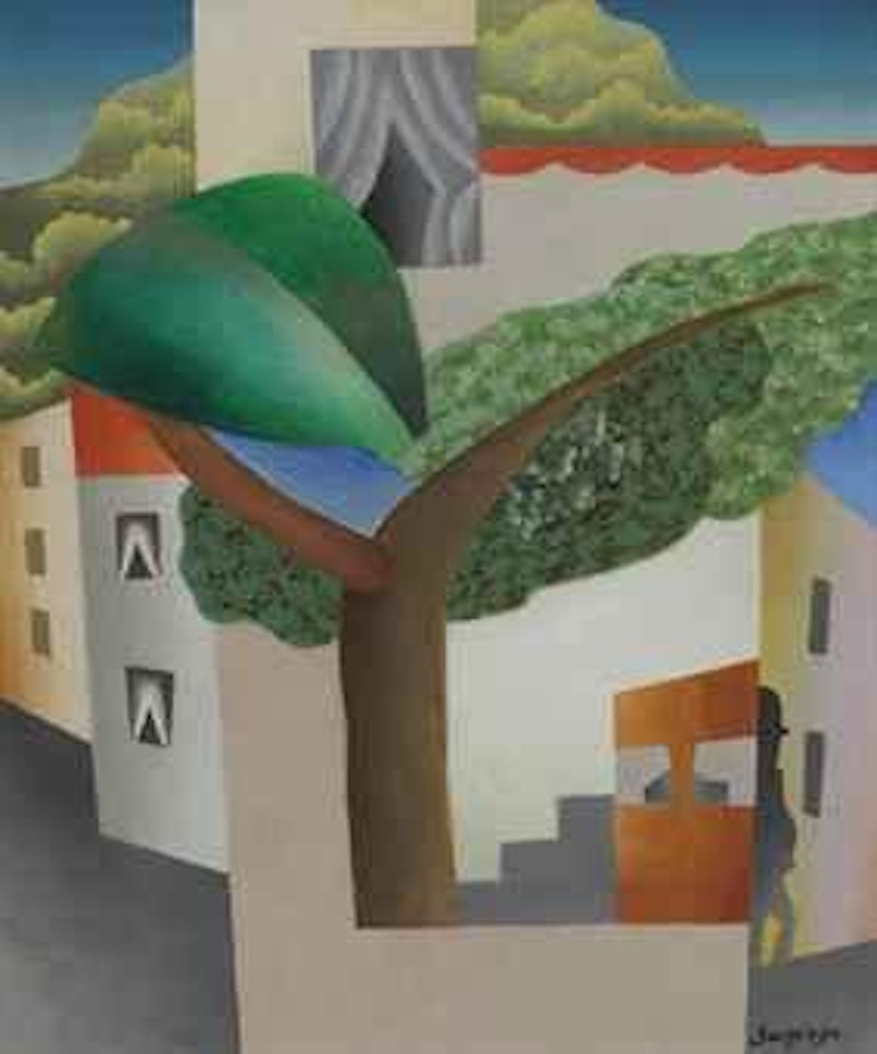 Paysage--l'homme dans la ville by Leopold Survage