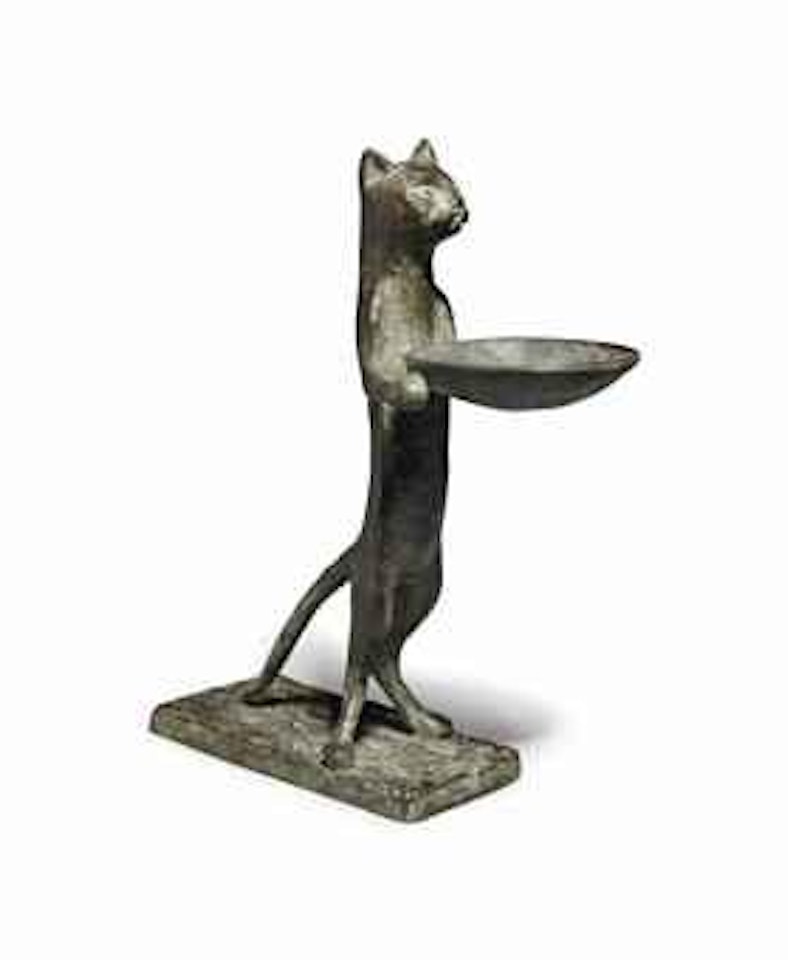 Le Chat Maître D'hôtel, Version Avec Plateau Creux by Diego Giacometti