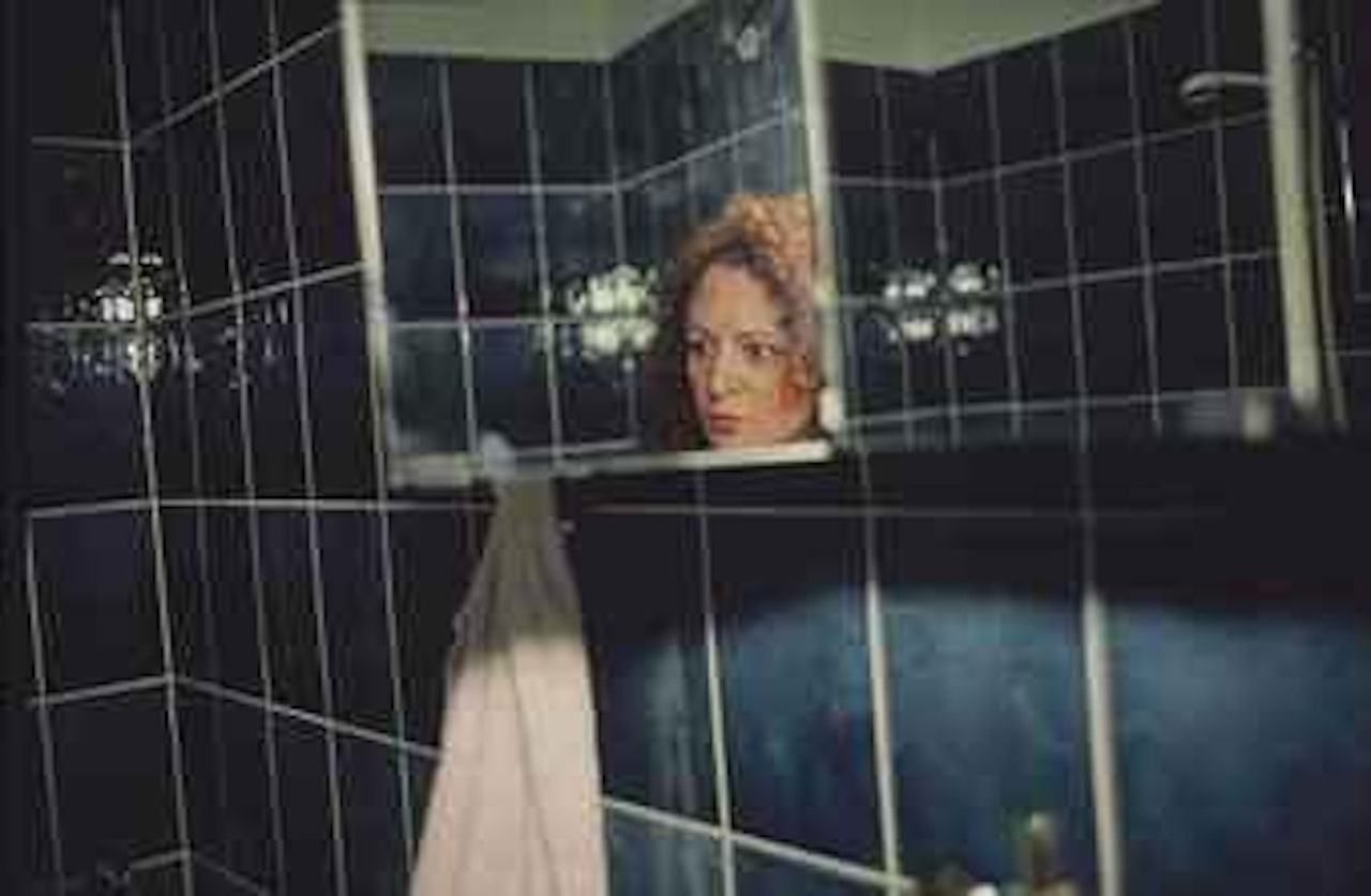 Self-Portrait in the Blue Mirror, Berlin by Nan Goldin